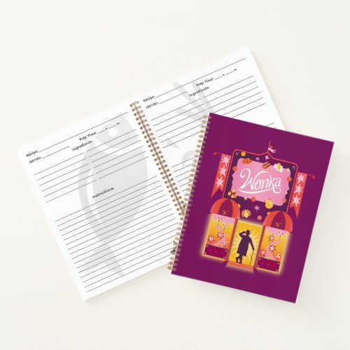Wonka Candy Store Graphic Notebook
