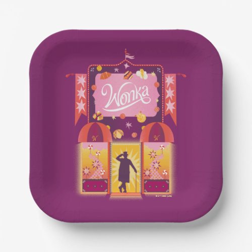 Wonka Candy Store Graphic Paper Plates