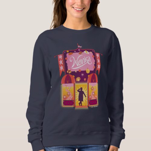 Wonka Candy Store Graphic Sweatshirt