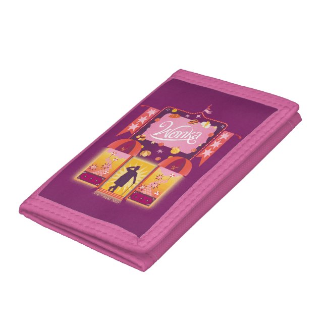 Wonka Candy Store Graphic Trifold Wallet (Bottom)
