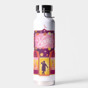 Wonka Candy Store Graphic Water Bottle