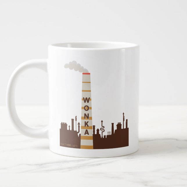 Wonka Factory Silhouette Giant Coffee Mug (Left)