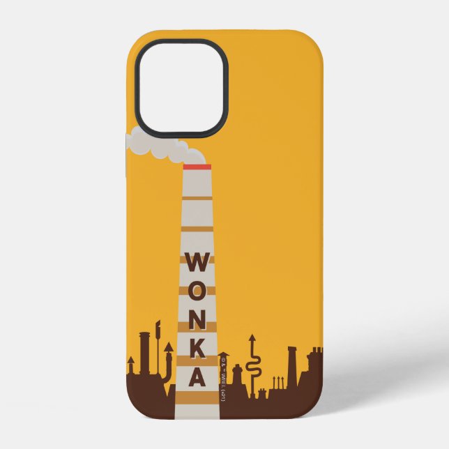 Wonka Factory Silhouette Iphone Case (Back)