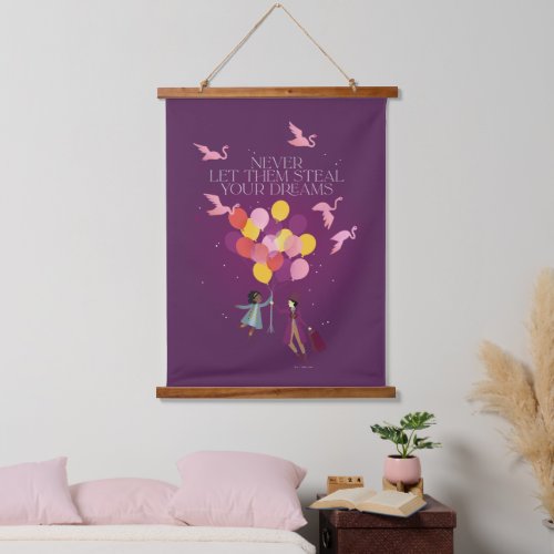 Wonka Never Let Them Steal Your Dreams Hanging Tapestry