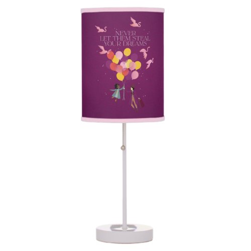 Wonka Never Let Them Steal Your Dreams Table Lamp