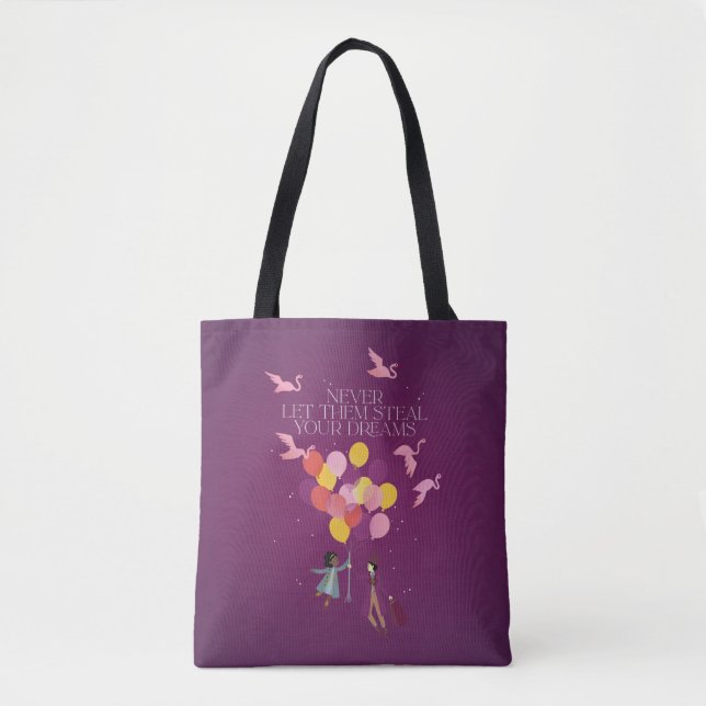 Wonka "Never Let Them Steal Your Dreams" Tote Bag (Front)