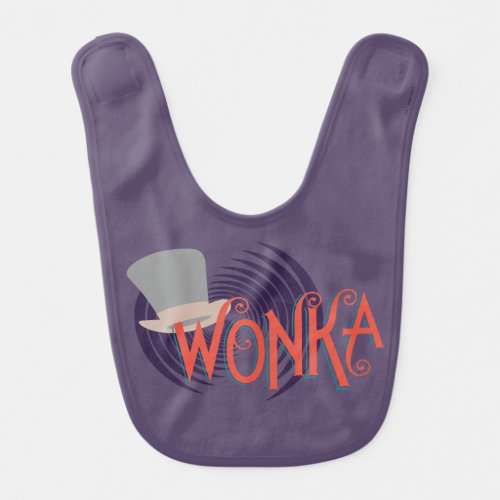 Wonka Spiral Logo Baby Bib