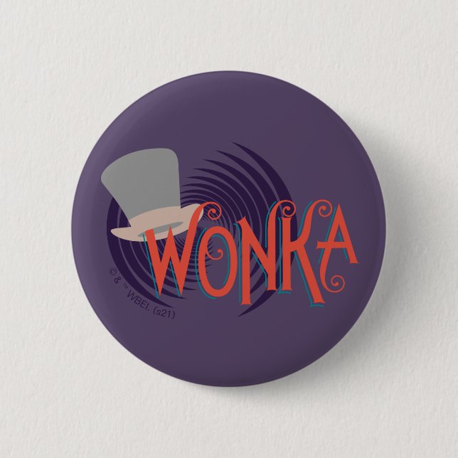 Wonka Spiral Logo Button (Front)