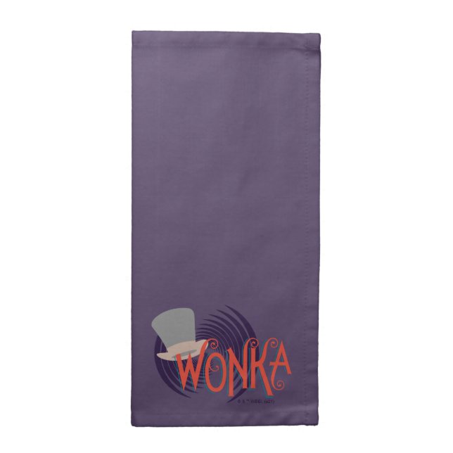 Wonka Spiral Logo Cloth Napkin (Half Fold)