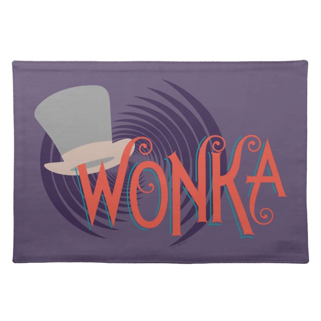 Wonka Spiral Logo Cloth Placemat (Front)