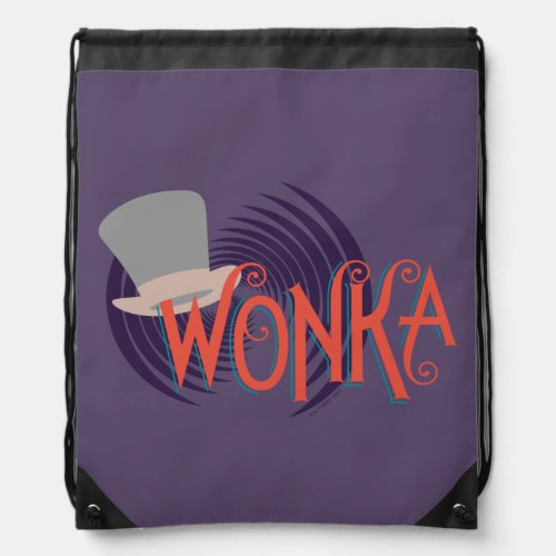 Wonka Spiral Logo Drawstring Bag