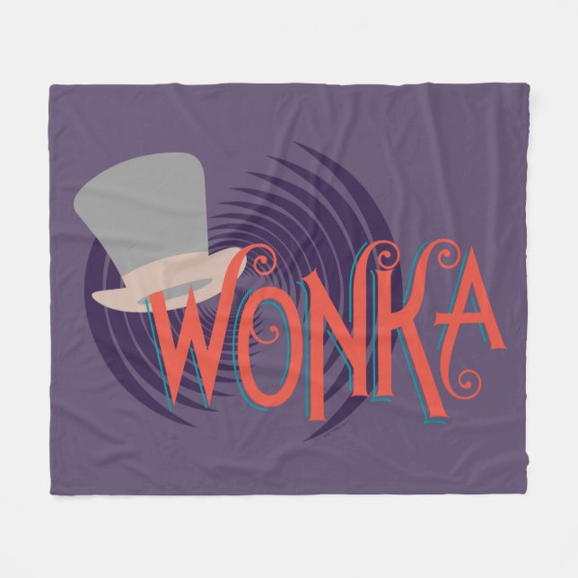 Wonka Spiral Logo Fleece Blanket (Front (Horizontal))