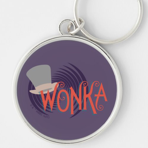 Wonka Spiral Logo Keychain
