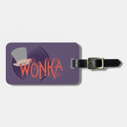 Wonka Spiral Logo Luggage Tag
