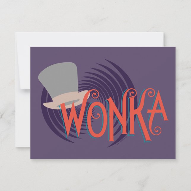 Wonka Spiral Logo Note Card (Front)