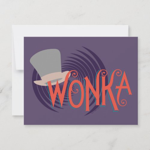 Wonka Spiral Logo Note Card