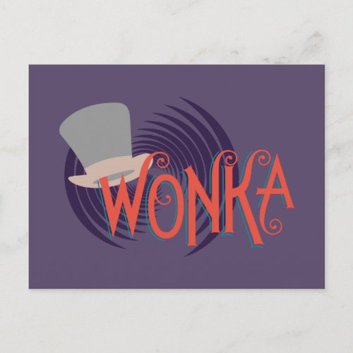 Wonka Spiral Logo Postcard