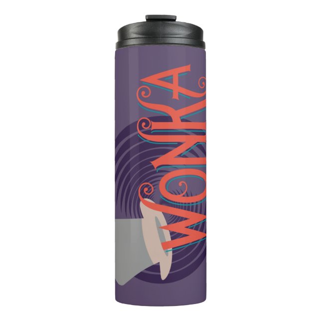Wonka Spiral Logo Thermal Tumbler (Front)