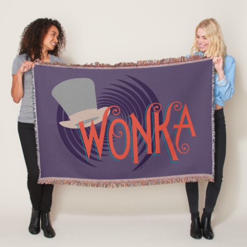 Wonka Spiral Logo Throw Blanket