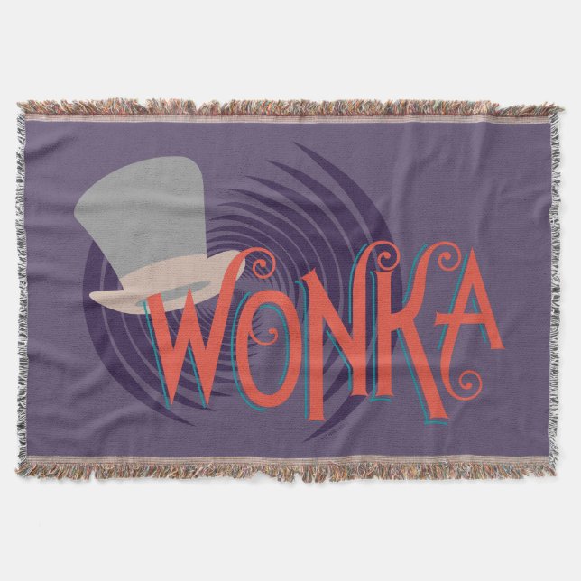 Wonka Spiral Logo Throw Blanket (Front)
