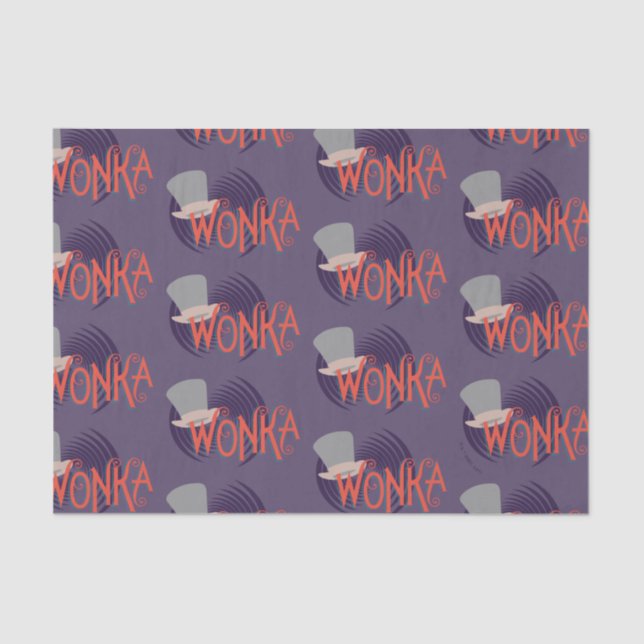 Wonka Spiral Logo Tissue Paper (Front)