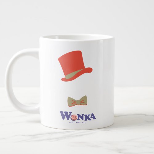 Wonka Top Hat  Bow Tie Giant Coffee Mug