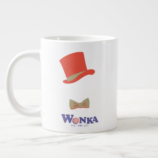 Wonka Top Hat & Bow Tie Giant Coffee Mug (Left)