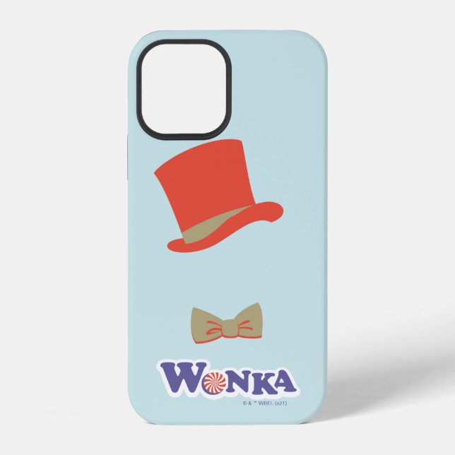 Wonka Top Hat & Bow Tie Iphone Case (Back)