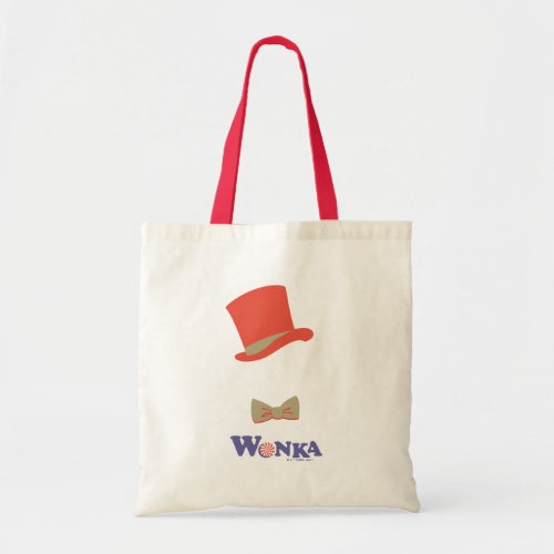 Wonka Top Hat  Bow Tie Tote Bag
