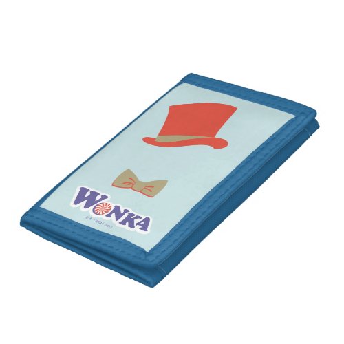 Wonka Top Hat  Bow Tie Trifold Wallet