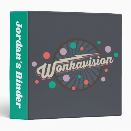 Wonkavision Logo 3 Ring Binder