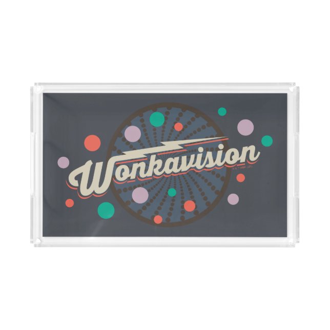 Wonkavision Logo Acrylic Tray (Front)