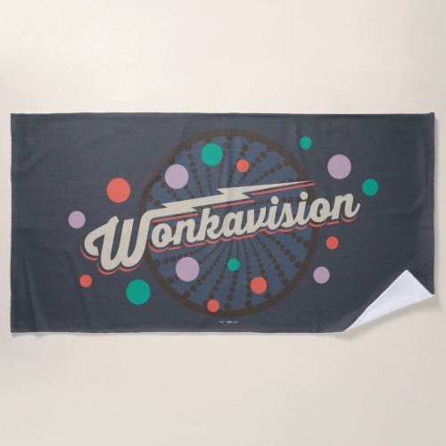 Wonkavision Logo Beach Towel