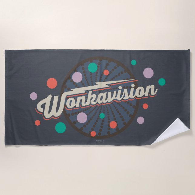 Wonkavision Logo Beach Towel (Front)