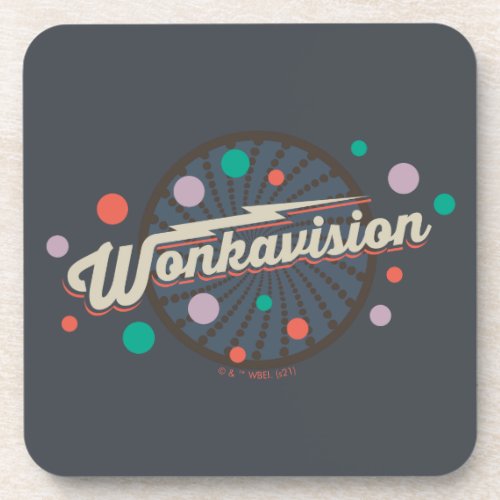 Wonkavision Logo Beverage Coaster