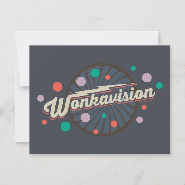 Wonkavision Logo Note Card (Front)