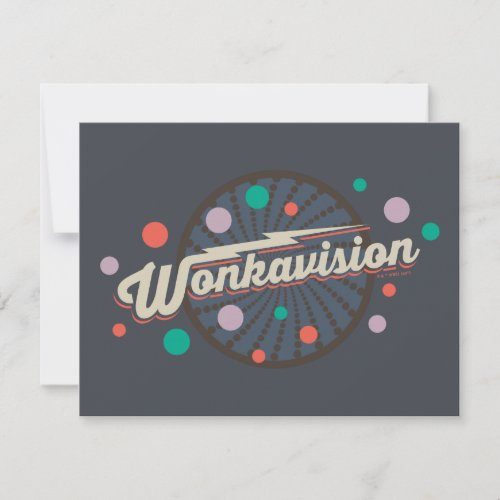 Wonkavision Logo Note Card