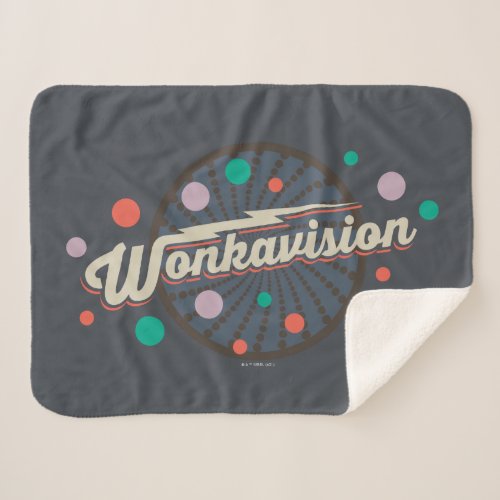 Wonkavision Logo Sherpa Blanket