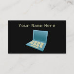 Wonky Laptop Business Card