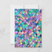 Wonky Rainbow Glitter Metal Mermaid Scales (Front)