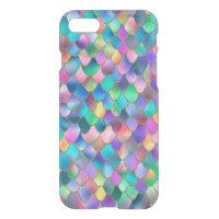 Wonky Rainbow Glitter Metal Mermaid Scales