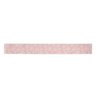 Wonky Target Circles and Stars - Pink Satin Ribbon
