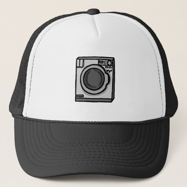 Wonky Washing Machine Trucker Hat (Front)