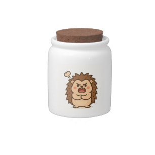 Wonky Zoo Moody Hedgehog Candy Jar