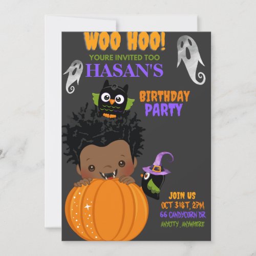 Woo Hoo Birthday Invitation Card