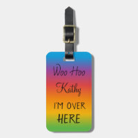 hoo woo personalized luggage