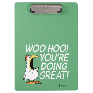 WOO HOO! YOU'RE DOING GREAT! Sandra Boynton Clipboard