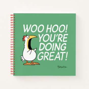 Woo Hoo! You're Doing Great! Sandra Boynton Notebook by SandraBoynton at Zazzle