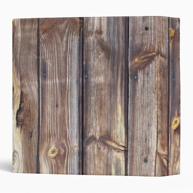 wood 3 ring binder (Back/Spine)