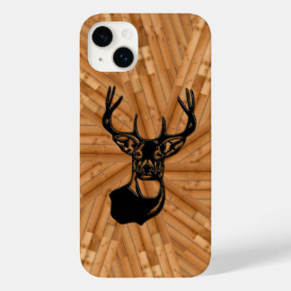 Wood - 3D White Tail Buck Deer Case-Mate iPhone 14 Plus Case